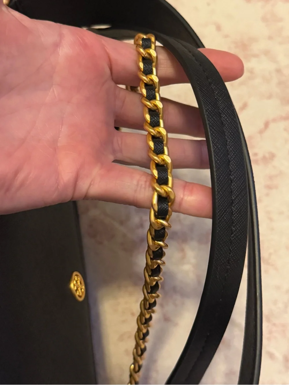 Tory Burch Robinson Double-Strap Convertible Shoulder Bag like new!